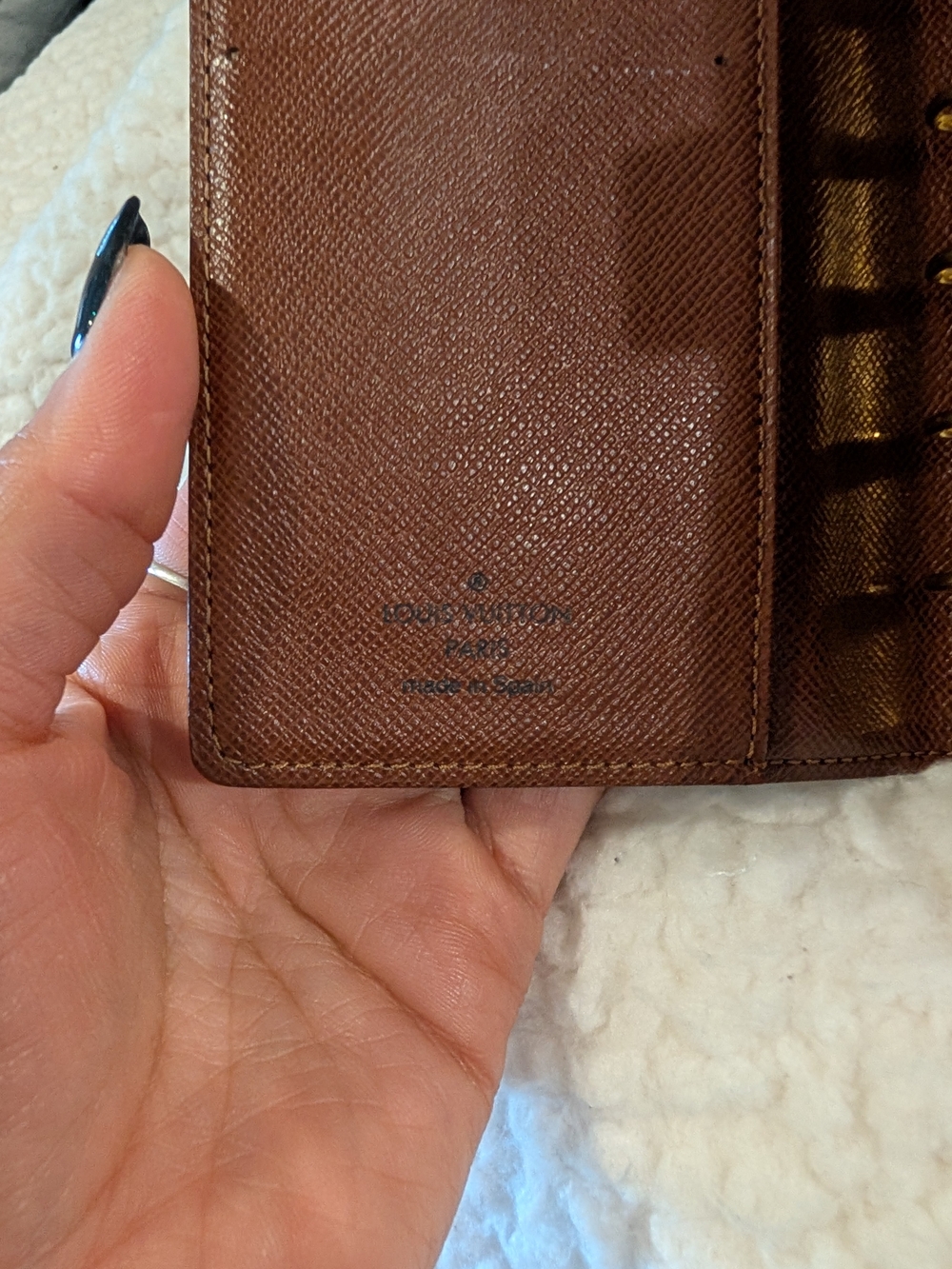 (SOLD) Louis Vuitton Monogram Brown Canvas Agenda/Passport Holder - Picture 12 of 12